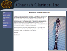 Tablet Screenshot of chadashclarinet.com